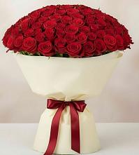 Букет 101 Красная роза Милано в Дульдурге