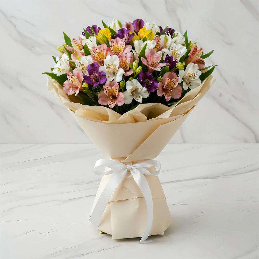 Букет цветов из: Альстромерии в Дульдурге