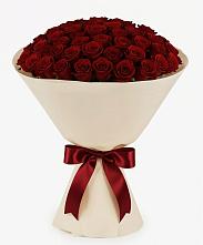 Букет 101 Бордовая роза Блэк Бакарра в Дульдурге