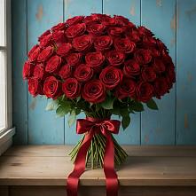 Букет Красные розы Блэк Меджик в Дульдурге