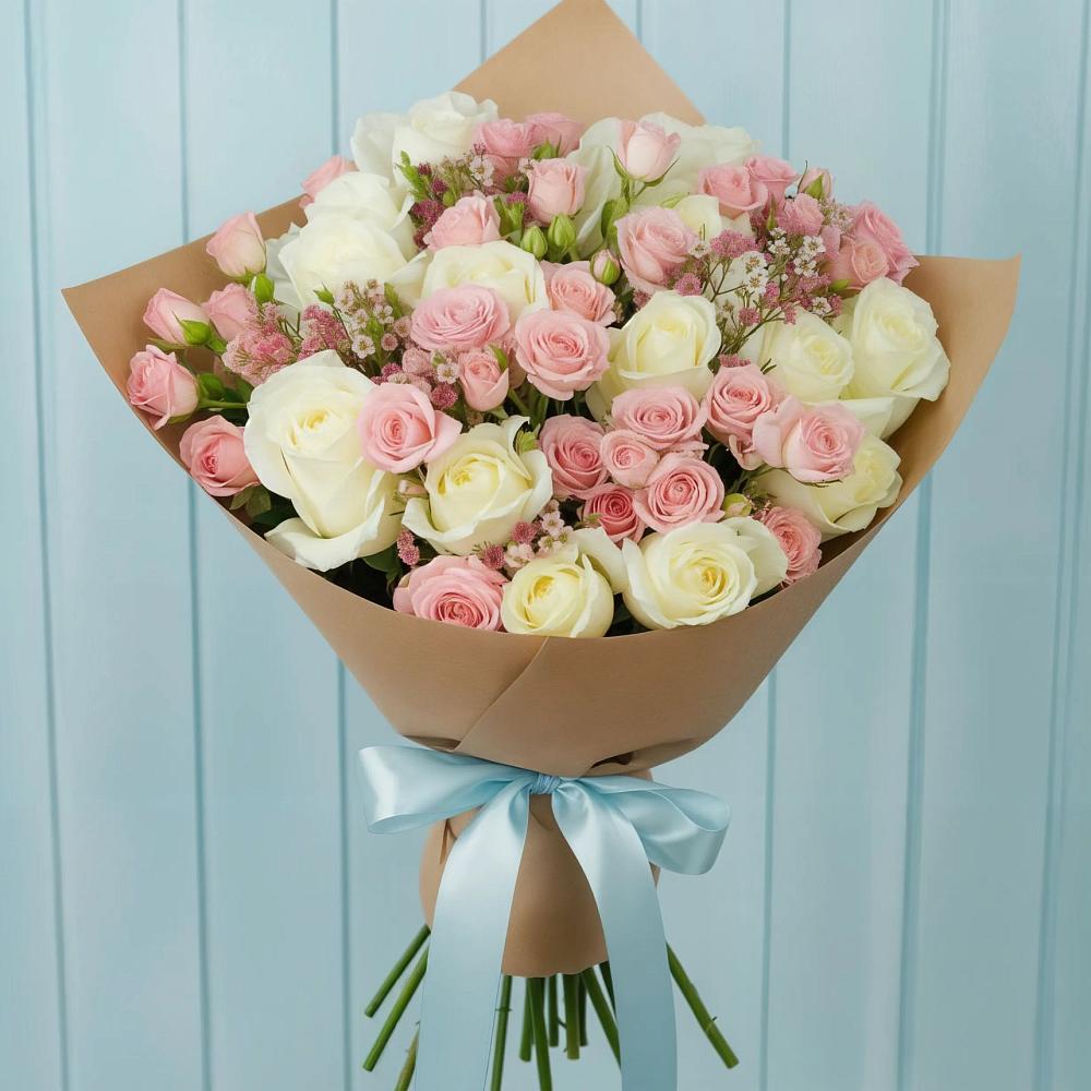 Букет цветов из: Розы в Дульдурге