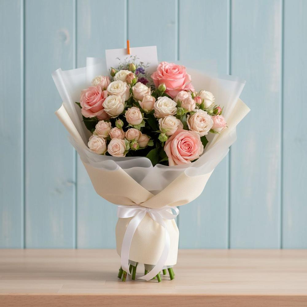 Букет цветов из: Розы в Дульдурге