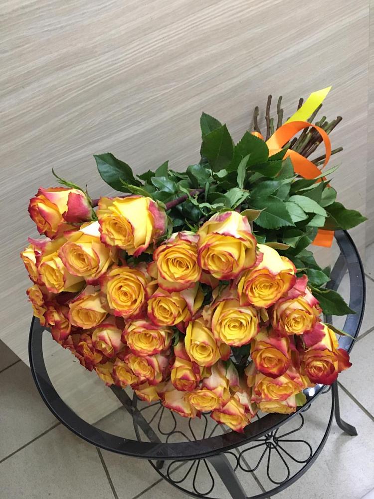 Букет Желтые розы в Дульдурге