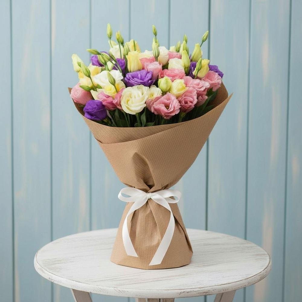 Букет цветов из: Лизиантусы в Дульдурге