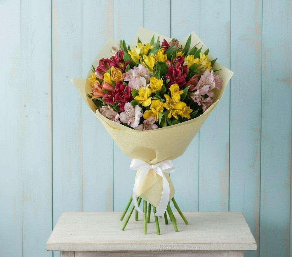 Букет цветов из: Альстромерии в Дульдурге