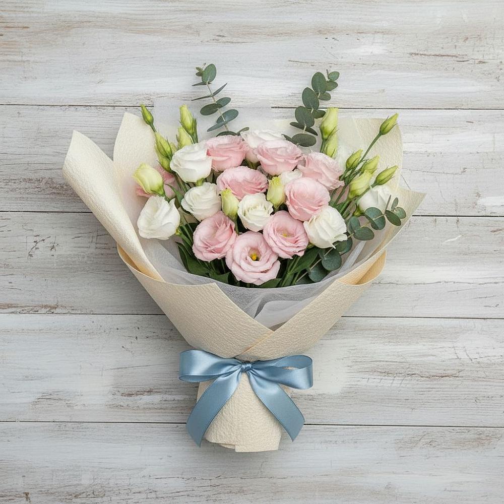 Букет цветов из: Лизиантусы в Дульдурге